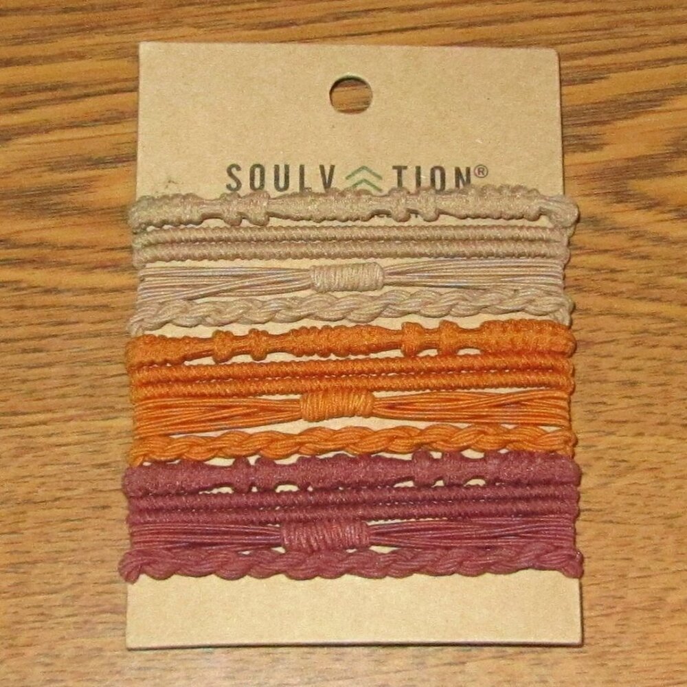 Soulvation's Boho Hair Ties Bracelets in the LE Color: Sahara - Brand New! B3
